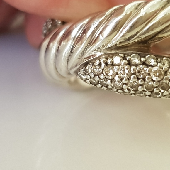 David Yurman Crossover X Diamond Ring - Picture 8 of 16